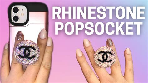 chanel popsocket|how to apply a popsocket.